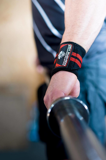 Elastyczne usztywniacze / ściągacze nadgarstka | Black/Red | DBX Bushido