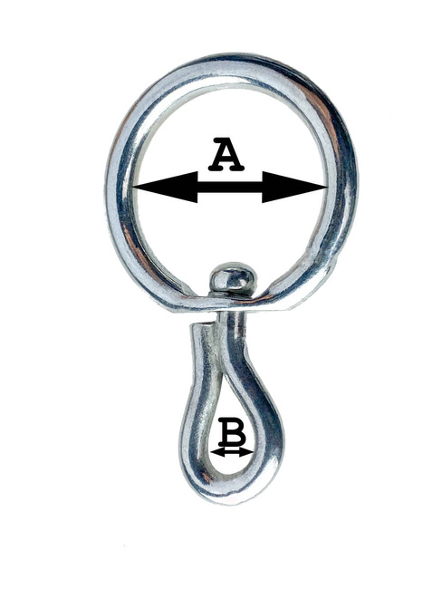 Welded steel ring with 7mm diameter wire