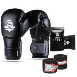 Boxing Set: B-2v9 10oz Gloves + Wraps + DBX DRYER Refresher