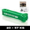 Power Band 44 - Wzmocniona Guma Treningowa DBX BUSHIDO- ZIELONA 23-57 KG