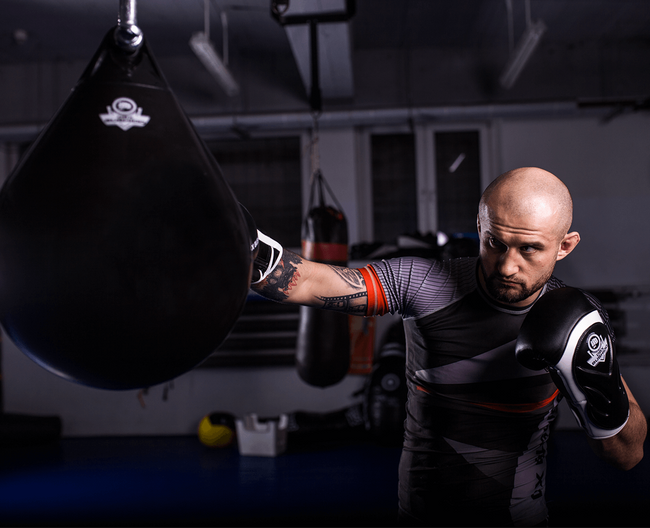 Rękawice bokserskie 10oz - Blaze White - Legacy Series | DBX Bushido