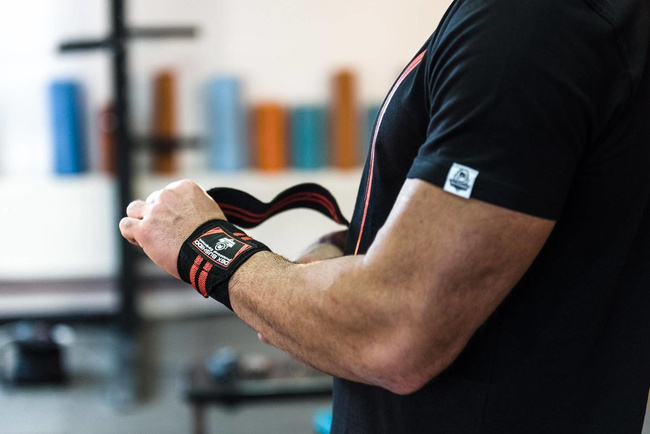 Elastyczne usztywniacze / ściągacze nadgarstka | Black/Red | DBX Bushido