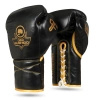 Lace-Up Multi-Layer Boxing Gloves - ProFighter Gold - Legacy Series
