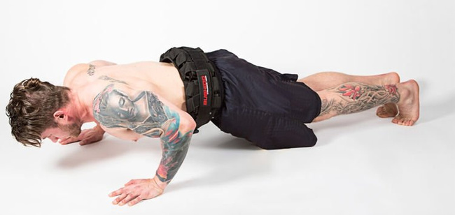 WEIGHT BELT WITH WEIGHT ADJUSTMENT 1-10 KG BUSHIDO