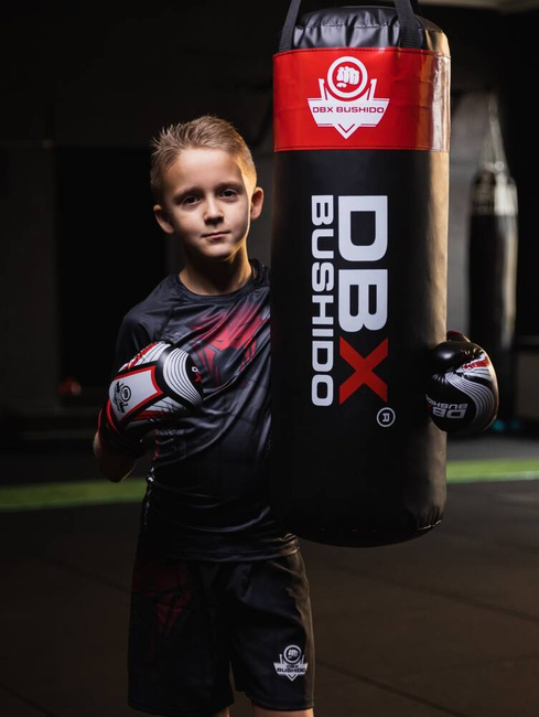 Worek bokserski dla dzieci - Junior Red - 80 cm / 15 kg | DBX Bushido