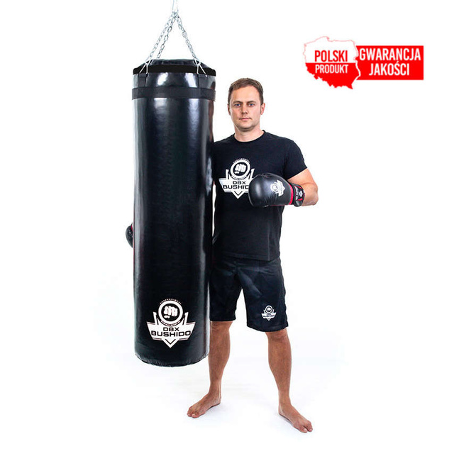 140 cm / 40 kg - Zestaw bokserski GymPro140c - worek treningowy + rękawice boskerskie + mocowanie + owijki  | DBX Bushido