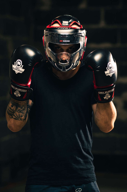 ARH-2180 M boxing sparring helmet with polycarbonate mask