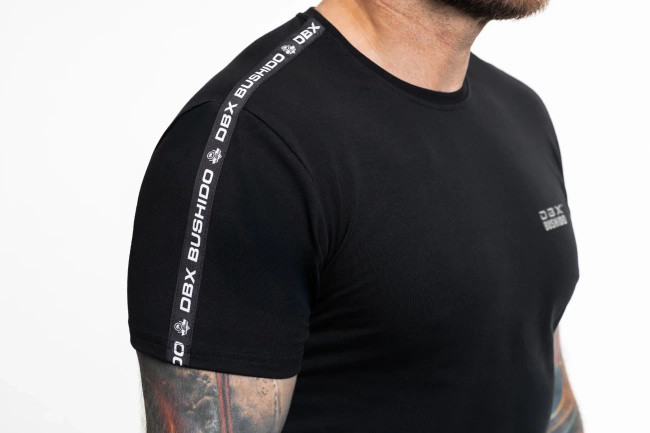 T-Shirt bawełniany Premium z lampasami DBX Bushido CLASSIC