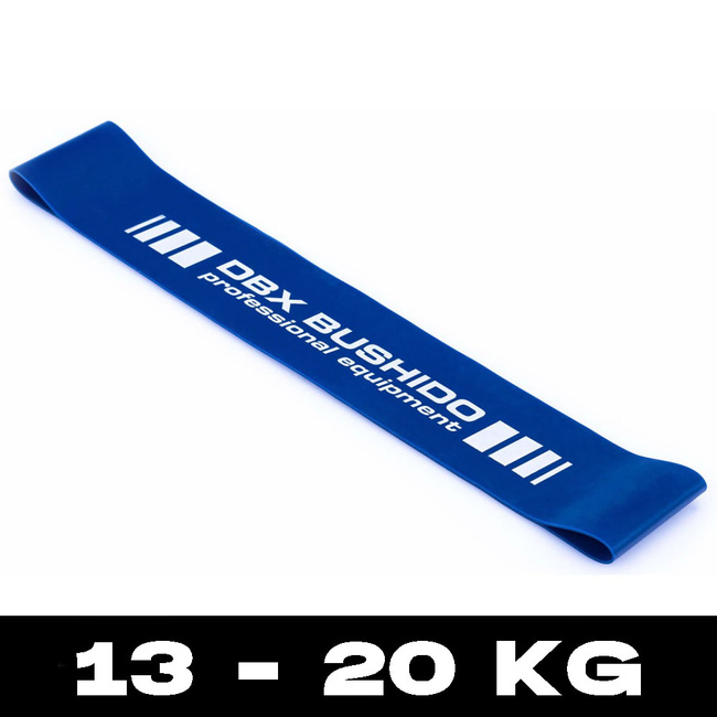 Power Band MINI - Guma Treningowa do ćwiczeń mobility - NIEBIESKA 13-20 kg