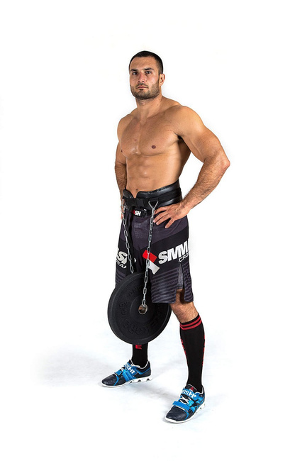 PAS OBCIĄŻENIOWY KULTURYSTYCZNY - DIP BELT BUSHIDO