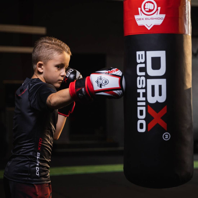 Worek bokserski dla dzieci - Junior Red - 80 cm / 15 kg | DBX Bushido
