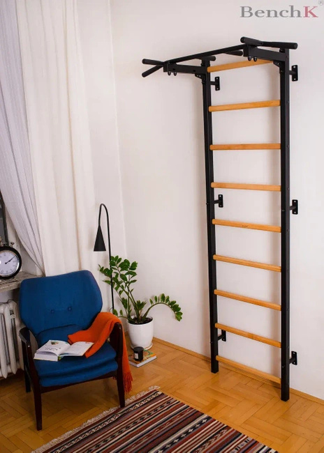 Gymnastic ladder with pull up bar K1