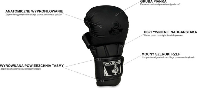 Black Master MMA gloves DBX BUSHIDO M