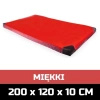 MOCNY MATERAC GIMNASTYCZNY 10CM R60-RED DO ĆWICZEŃ