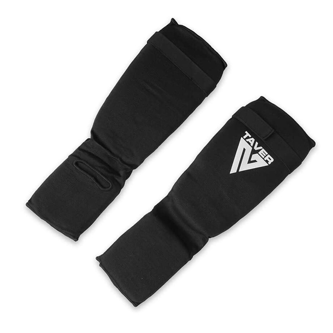 Elastic shin and foot protectors - Taver - Black | M