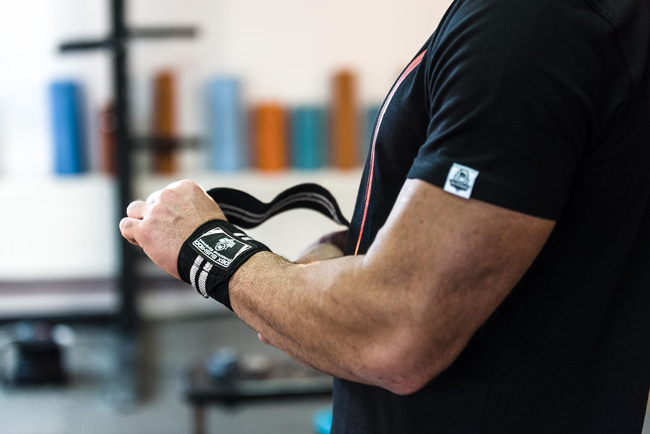 Elastyczne usztywniacze / ściągacze nadgarstka | Black/White | DBX Bushido