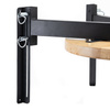 Height adjustable boxing platform with wooden canopy and speedbag DBX RhythmX