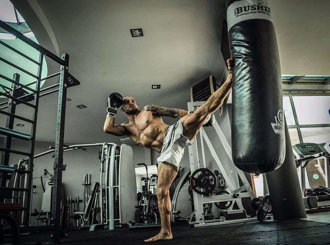 Worek bokserski - 140 White - 140 cm / 40 kg | DBX Bushido