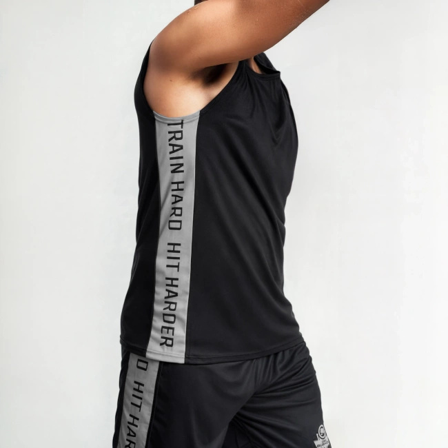 Koszulka bokserska TankTop SILVER