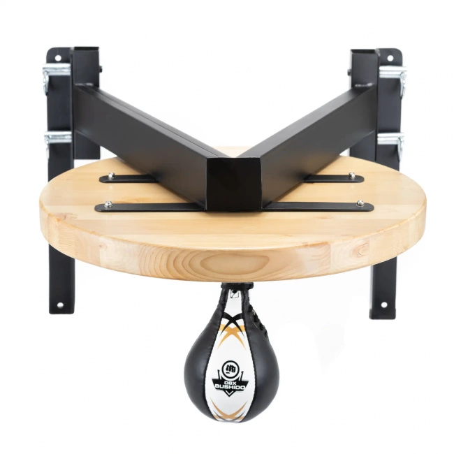 Height adjustable boxing platform with wooden canopy and speedbag DBX RhythmX