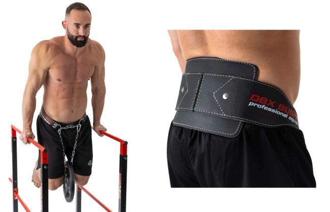 PAS OBCIĄŻENIOWY DIP BELT ZE SKÓRY NATURALNEJ DBX-WB1