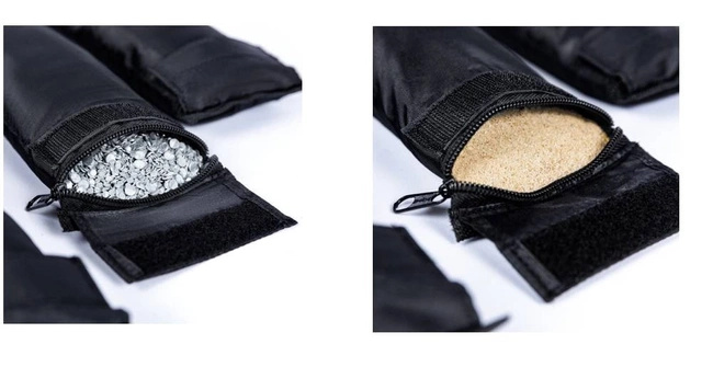 Materiałowy wkład obciążeniowy do kamizelek i worków treningowych