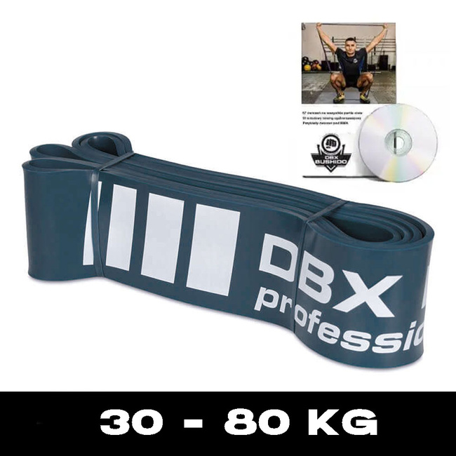 Power Band 64 Wzmocniona Guma Treningowa DBX BUSHIDO 30-80 KG