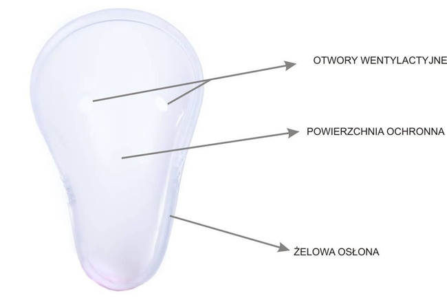 Suspensor Męski Ochraniacz Krocza - Biały -M | DBX Bushido