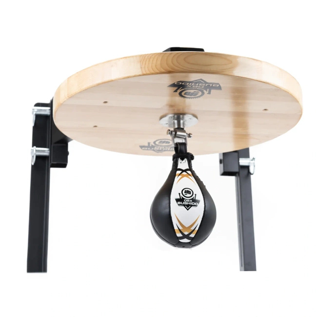 Height adjustable boxing platform with wooden canopy and speedbag DBX RhythmX