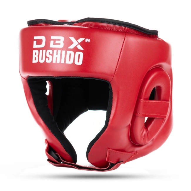 Kask Bokserski Turniejowy CZERWONY | DBX Bushido