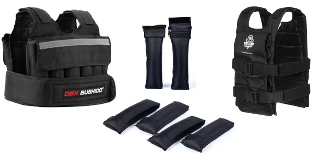 Materiałowy wkład obciążeniowy do kamizelek i worków treningowych