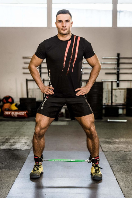 Set of holders for training bands - ARW-753 DBX BUSHIDO