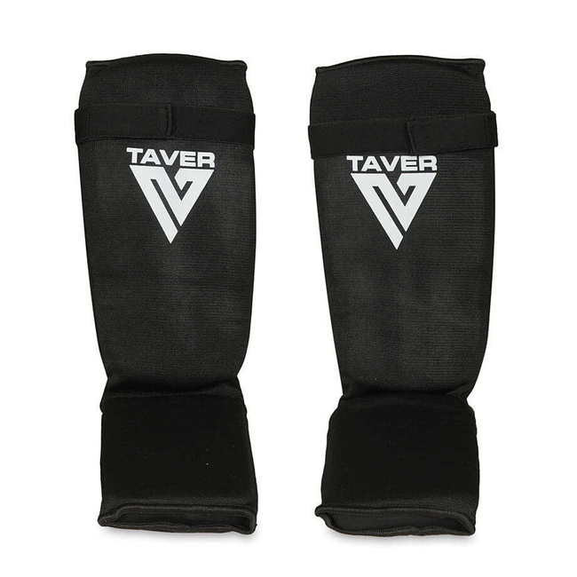 Elastic shin and foot protectors - Taver - Black | M