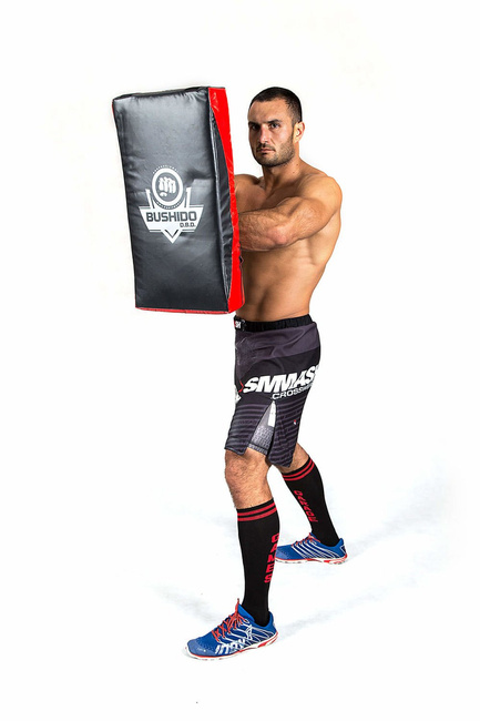 LARGE TRAINING SHIELD - PROFILED 62x35 BUSHIDO - WHITE