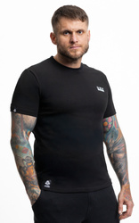 T-Shirt bawełniany Premium z małym białym logo DBX Bushido